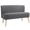 Miniatyrbillede 1 af 9: Rootz Sofa - 2-personers Sofa - Sofasæde - Lounge Sofa - Mørkegrå - 117 x 56,5 x 77 cm