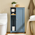 Miniatyrbillede 2 af 8: Rootz Moderne badeværelsesskab - toiletopbevaring - Kompakt arrangør - Vandtæt design - 50x86x21cm
