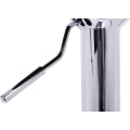 Miniatyrbillede 5 af 7: Rootz Justerbar Barstol i imiteret læder - Bordskammel - Drejelig barstol - Højdejusterbar - 360° drejelig - Komfortabel polstring - 84cm-106cm x 38cm