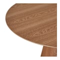Pikkukuva 5 / 7: Rootz ruokapöytä - Pyöreä pöytä - Keittiön pöytä - MDF ja viilu - Tyylikäs muotoilu - Tilatehokas - Vakaa ja tukeva - 120cm x 120cm x 76cm