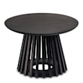 Miniatyrbillede 1 af 7: Rootz Modern Design Sofabord - Rundt bord - Stuebord - Håndlavet - Mangotræ - Beskyttende lak - 60cm x 60cm x 41cm