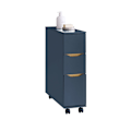 Pikkukuva 1 / 8: Rootz Rolling Neache -hylly - Mobile Storage Cart - Gap -järjestäjä - 14,2 kg: n kuorma - 20x70x60cm - Ihanteellinen tiukkoihin tiloihin ja helppo lii