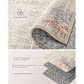 Miniatyrbillede 3 af 7: Rootz Carpet - Maskinvaskbart tæpper - Brown Area Mat - Let vedligeholdelse - 92 cm x 153 cm
