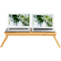 Miniatyrbillede 8 af 9: Rootz Laptop Bord Bambus - Rootz - Højdejusterbar Og Sammenfoldelig - Laptop Stand