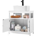 Miniatyrbillede 2 af 7: Rootz Håndvask underskab - Badeværelsesskab - Underskab - Skandinavisk - Hvid - MDF - 60 x 30 x 60 cm