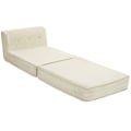 Miniatyrbillede 1 af 11: Rootz Floor Sofa - Foldbar gæstemadras - Kompakt sofa - Letvægtsdesign - 73x100x60cm - Hvid - Uovertruffen komfort