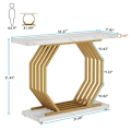 Miniatyrbillede 9 af 9: Rootz Chic konsolbord - Sofabord - Entrébord - Smuds- og ridsefast - 100 cm x 30 cm x 82 cm