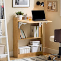 Miniatyrbillede 3 af 8: Rootz Multifunktionelt skrivebord - sammenfoldelig computertabel - Laptop Desk - Rig opbevaring - 63x82x58cm