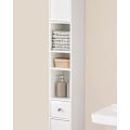 Miniatyrbillede 8 af 10: Rootz Tall Badeværelse Skab - Opbevaringsskab - Badeværelsesarrangør - Justerbare hylder - 20x180x20cm - MDF E1 - Højglans hvid