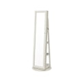 Miniatyrbillede 1 af 9: Rootz spejl- og smykkeskab - Stående spejl - Opbevaringsskab - Roterende ramme - MDF-plade - 54cm x 161cm x 54cm