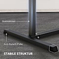 Pikkukuva 7 / 9: Rootz Hyperextension Roman tuoli - Selkäharjoituspenkki - Vatsaharjoitus - Pakaralihasten aktivaattori - 110cm x 70cm x 95cm