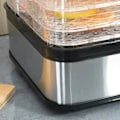Miniatyrbillede 6 af 6: Rootz Dehydrator - Food Dehydrator - 5 Levels Dehydrator - Rustfrit stål/PS/ABS - Sølv/Transparent - 32 x 25 x 29 cm