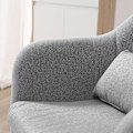 Miniatyrbild 8 av 10: Rootz arbetspall - Snurrstol - Bänkstol - Barstol - Justerbar i höjdled - 360° vridbar - Maximal komfort - 60W x 60D x 79-91H cm - Linneliknande polye