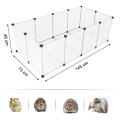 Miniatyrbillede 2 af 7: Rootz Animal Run - Kaninløb - Gnaverløb - Gennemsigtig - 143 x 73 x 46 cm