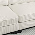 Miniatyrbillede 9 af 10: ROOTZ 3 -SEATER SOFA - Stue Couch - White Sofa - Optimal support - 227 x 84 x 87 cm