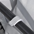 Pikkukuva 4 / 7: Rootz Hammock Swing - Keinutuoli - Puutarhakeinu - Kallistava toiminto - Metalli/polyesteri - Harmaa - 2,09 x 1,14 x 1,70 m