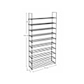 Miniatyrbillede 8 af 8: Rootz justerbar skostativ - Skobeslag - Pladsbesparende - Nem montering - Metalrør - 92cm x 30cm x 194cm
