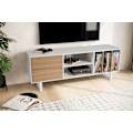 Miniatyrbillede 3 af 7: Rootz Modern Design TV Underskab - Lowboard - Underholdningscenter - Eg Dekoration - Rummelig opbevaring - 150 cm x 55 cm x 40 cm
