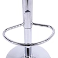Miniatyrbild 6 av 7: Rootz Barpall - Barstol i konstläder - Justerbar svängbar pall - Ergonomisk design - Stabil metallram - 44cm x 38cm x 92-114cm