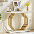 Miniatyrbillede 2 af 9: Rootz Chic konsolbord - Sofabord - Entrébord - Smuds- og ridsefast - 100 cm x 30 cm x 82 cm