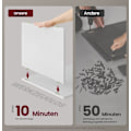 Miniatyrbillede 3 af 6: Rootz sengebord med opladningsfunktion - Natbord - Skuffe - Mat hvid - Spånplademateriale - 35 cm x 45 cm x 58,3 cm - 11,6 kg
