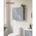 Miniatyrbillede 2 af 7: Rootz Dove Grey Badeværelsesskab - Opbevaringsorganisering - MDF møbel - 18cm x 60cm x 60cm - Letvægts - Nem montering