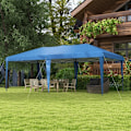 Miniatyrbillede 2 af 6: Rootz pop-up telt - Celebration Shelter - Camping Pavillon - UV-beskyttelse - 5,85 m x 2,95 m x 2,65 m