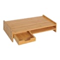 Miniatyrbillede 3 af 10: Rootz Monitor Stand - Skærm Stand - Skrivebord Organizer - Skuffer - Kontor - Stue - Naturlig - L49 x B25,5 x H11,5 cm