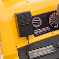 Miniatyrbillede 9 af 10: Rootz elektrisk kørende gravemaskine - Caterpillar hjullæsser - Fjernbetjent lastbil - Ægte lydeffekter - Forlygter - 110 cm x 70,5 cm x 61,5 cm