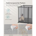Miniatyrbild 5 av 8: Rootz DIY Grey Storage Cube Organizer - Plasthylla - Modulära hyllor - Enkel montering - Lättvikt - Mångsidig - 125cm x 63cm x 42cm