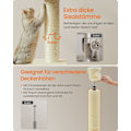 Miniatyrbillede 4 af 6: Rootz Cat Tree Ceiling High - Ridsestolpe - Kradser - Højdejustering - Beige - MDF, krydsfiner, plys, sisal - 45 cm x 30 cm x (231-291 cm)