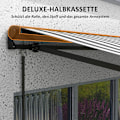 Miniatyrbild 7 av 10: Rootz soltält - Infällbar kapell - Utomhusskydd - Väderbeständig - Enkel installation - UV-skydd - 350L x 250W cm - Aluminium & Polyester