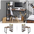 Pikkukuva 2 / 8: Rootz Bureau - Teollinen työpöytä - Vintage pöytä - Pöydät - 120 x 60 x 120 cm