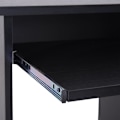 Miniatyrbild 7 av 11: Rootz Desk - Computer Table - Extendable Tabletop - Office Table - PC Table - Black/White - Processed Wood