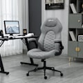 Miniatyrbillede 2 af 10: Rootz Vinsetto Kontorstol - Ergonomisk Skrivebordsstol - Justerbar Højde Stol - Vippefunktion - Sammenfoldelige armlæn - 65,5 cm x 69,5 cm x 112-122 c