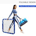 Pikkukuva 8 / 11: Rootz Football Rebounder Net - Kickback Goal Rebound Wall Net - Rebound On Both Sides - Adjustable - Steel - Blue - 100 x 95 x 90 cm