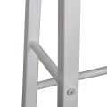 Miniatyrbillede 7 af 10: Rootz Industriel Barstol - Bordskammel - Metal- og træskammel - Robust, Alsidig, Beskyttende - 71 cm Sædehøjde x 30 cm Sædediameter