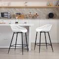 Miniatyrbild 2 av 8: Rootz Hollow Back Barpall Set - Counter Chair - High Back Chair - PP Material - Ergonomisk design - 47cm x 84cm x 48,5cm