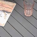 Pikkukuva 4 / 7: Rootz puutarhasetti - patiosetti - 6 tuolia ja 1 pöytä - alumiini/muovi - harmaa