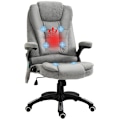 Miniatyrbillede 10 af 10: Rootz Massage Kontorstol - Ergonomisk Executive Stol - Varmeelementer - Højdejusterbar - 68cm x 72cm x 110-120cm - Grå