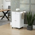 Pikkukuva 2 / 7: Rootz Kitchen Service Frolley With Wheels - Mobile Atility Cart - Rolling Storage Unit - runsaasti tallennustilaa - 60W x 45D X 85H CM