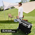 Miniatyrbillede 2 af 8: Rootz 2 Zone Kompressor Køleboks - Køleskab til elbil - Bærbar campingfryser - Batteribeskyttelse - 30L/40L/50L - 12V/24V - APP-styret - 20°C Køling -