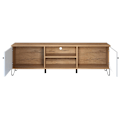 Miniatyrbillede 8 af 8: Rootz Touch Lowboard - TV Stand - Media Unit - Entertainment Center - Storage Console - Display Shelf - Artisan Oak/White - 183x56x40 cm