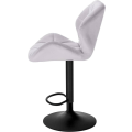 Miniatyrbild 7 av 8: Rootz Barpall - Justerbar bänkstol - Svängbar barstol - Ergonomisk design, hållbar konstruktion, enkel montering - sammet och metall - 94cm-116cm x 50
