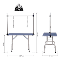 Miniatyrbillede 2 af 11: Rootz Dyreplejebord - Sort - Gummi, Mdf, Metal - 42,12 cm x 23,62 cm x 66,93 cm