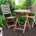 Miniatyrbillede 7 af 7: Rootz terrassefliser - Gulvfliser - Sæt med 9 gulvfliser - Klikmekanisme - Trækorn - PP Plast - Brun - 30 x 30 x 2 cm