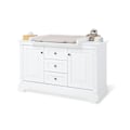 Pikkukuva 1 / 4: Rootz Emilia Extra Wide Changing Unit - Baby Dresser - Taimitarhakaappi - Monipuolinen varastointi - 150 cm x 78 cm x 101cm