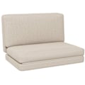 Miniatyrbillede 9 af 10: Rootz 2 -i -1 foldning hvilestol - gæstemadras - doven sofa - maksimal komfort - 120W x 80d x 75H cm (stol), 120W x 275d x 10H cm (seng) - brun