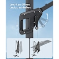Miniatyrbild 7 av 7: Rootz Parasol Cantilever paraply - Grå solskydd - Utomhustak - 360° rotation - 4 vinklar justering - UPF 50+ - Vattenavvisande - 200g/m² polyester - 3
