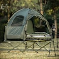 Miniatyrbild 3 av 7: Rootz 4-i-1 campingtältsats - Pop-up-tält - Bärbar tältsäng - Utomhussäng - Slitstark Oxford-nylon - Myggskydd - Enkel montering - L194 x D87 x H165 c